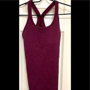 LULULEMON Ribbed Razorback TOP (like new)